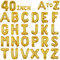 40 Inch Giant Gold Letter L Foil Helium Balloons Big Single Mylar Balloon Birthday Party Decoration Supply Baby Shower (Gold L)