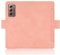 TingYR Coque pour Samsung Galaxy Z Fold 2 5G, Housse en Cuir avec Premium Flip Coque, Portefeuille Etui avec Stand Support et Carte Slot Samsung Galaxy Z Fold 2 5G.(Rose)