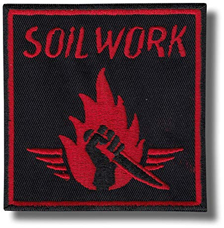 Soilwork-Aufnäher, bestickt, zum Aufbügeln