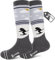RIOROO 2 Paar Merinowolle Unisex Skisocken Kinder, Skisocken Kinder Dicke VerstäRkte SkistrüMpfe für Jungen Mädchen Thermo Wintersocken Warm Und Atmungsaktiv mit Anti-Rutsch-Bündchen Wade Design