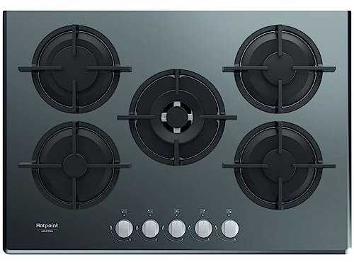 Piano cottura a gas Hotpoint: 5 fuochi, - HAGD 72S/MR