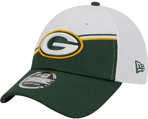 New Era Green Bay Packers NFL 2023 Sideline White Green 9Forty Stretch Snapback Cap - One-Size
