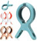 Große Klammern, Strandtuch Clip Windbeständig, Jumbo Größe Strandtuch Clips, Große Wäscheklammern für Tägliche Wäsche, Strandtuch, Badetuch, Bettwäsche und Dicke Kleidung(6 Stück)