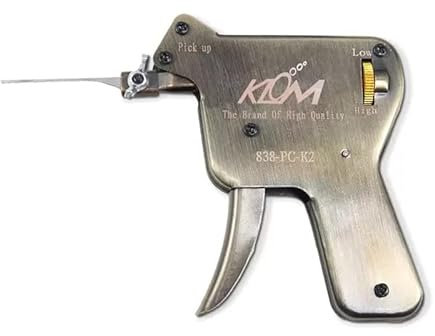 RLOkK KLOM Lock Pick Gun, Pin Tumbler Lock Picking Tool, Silver