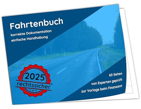 1 | 3 | 10 Fahrtenbuch PKW Finanzamt anerkannt A6 Deutschland Österreich LKW Fahrtenbücher 2024 Private Geschäftliche Fahrten 60 Seiten