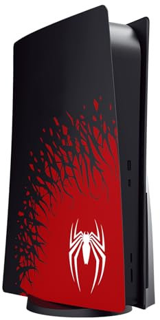 HYCARUS Faceplate for PS5 Disc Edition - Superhero Spider-Man 2 Cover Plates, Premium Shell Covers for PlayStation 5 Console Accessories