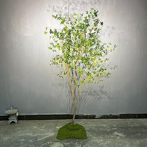 Arbre Artificiel Grand Faux ArbreCheval Ivre Bois Simulation Arbre Artificiel Intérieur en Pot Faux Olivier avec des Branches D'olivier Réalistes Fausses Plantes De Sol De Maison Artifi 3.2m*2.5m