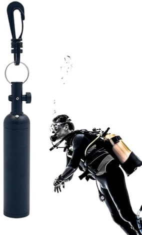 Goowafur Creatore di rumore subacqueo, sonaglio subacqueo | Shaker per comunicazione subacquea Noisemaker | per l'immersione, avviso chiaro, lega di alluminio, gancio sgancio rapido