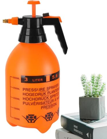 Gupcaqosjw Pulverizador De Presión Manual, Pulverizador De Agua Jardin 3 L, Botella Pulverizadora De Agua Presion, Pulverizador De Jardín Multifuncional con Agua Continua,Accesorios De Cés