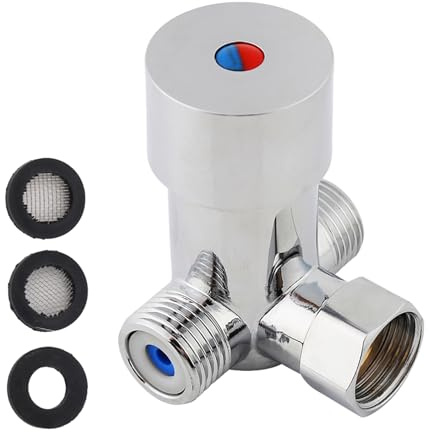 Thermostatisches Mischventil, Wassertemperatur-Regelventil, Warmwasser-Umwälzpumpe, Mischventil, Heiß-Kaltwasser-Ventil, Automatischer Wasserhahn