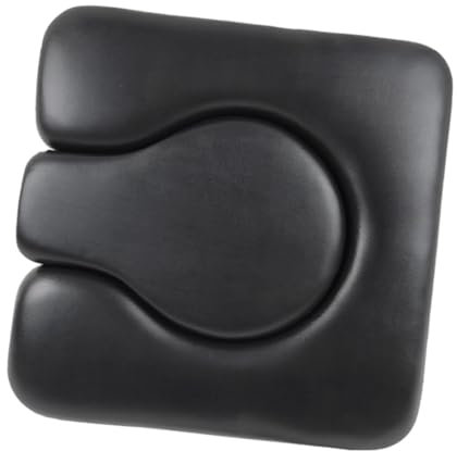 Harilla Commode Chair Seat Pad, PU Leather Soft Pad Cover, Commode Seat Cushion for Bedside Commode Seat, Black Gourd