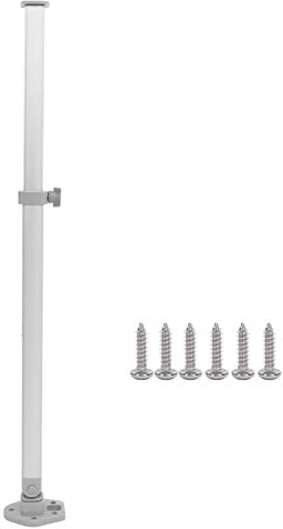 Support Télescopique Pliable pour Pieds de Table, Pied en Aluminium Réglable en Hauteur avec Réglage en Continu pour Camping-Car, Caravane, Bateau, Yacht, Intérieur, Balcons,