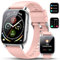 Smartwatch Uomo Donna con Effettua o Risposta Chiamate, 1.85 Orologio Smartwatch Contapassi/Sonno/Cardiofrequenzimetro, 110+ Modalità Sportivo Smart Watch, IP68 Orologio Fitness per Android iOS, Rosa