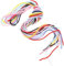KICHOUSE 12Pcs Spiral Data Cable Protective Sleeves Durable Cable Wrap for Wires Protection Prevents Twisting Abrasion Data Network Cable Management Mixed Colors