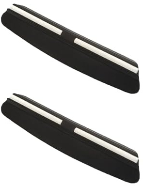 2 Stück Schleifhilfe Messer,Manuelles Hilfsmittel Messer Schleifhilfe Set,Praktisches Manuelle Schleifhilfe 15 Grad Winkel Halter Schärfzubehör,für Küchen Schleifstein Anfänger(Schwarz)