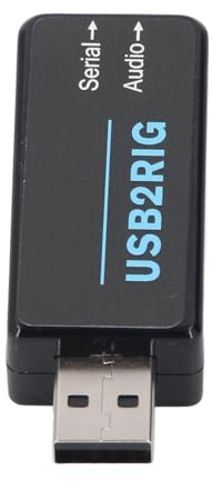 Cryfokt USB Sound Adapter, PTT Compact Control Sound Control Adapter for the Radio Station