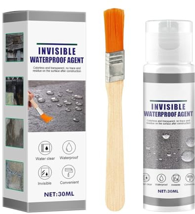 FACAIIO Superstarkes, wasserdichtes, auslaufsicheres Dichtungsspray für Risse, Wände, Dächer, Badezimmer und Fensterbänke – 30 ml oder 100 ml mit Bürste
