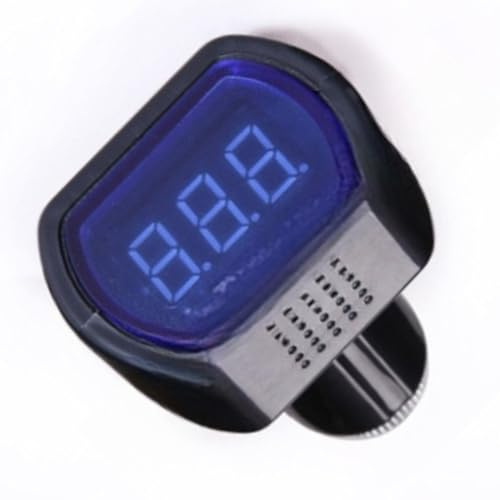 Lagomloot Digital LED Voltmeter for Automotive Use DC 8V–30V Battery Voltage Monitor with High-Brightness Display,Compatible with 12V & 24V Vehicles