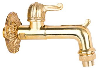 Boni-Shop Nostalgie Auslaufventil Wasserhahn Verschiedene Motive (Hebel blank 1/2)