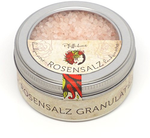 Pfefferbraut bolivianisches Rosé-Salz als Granulat in der 180g Fingersalzdose Gourmetsalz
