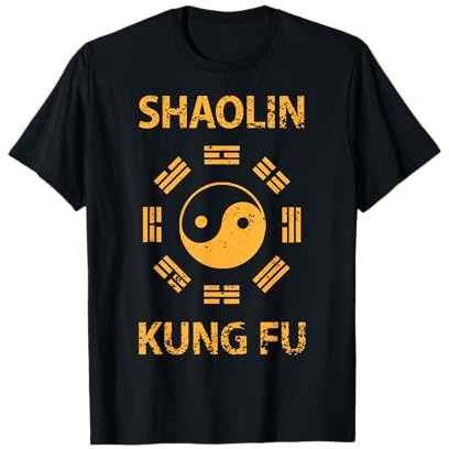 Shaolin Kung Fu - Black Belt Tai Chi Meditating Monk T-Shirt