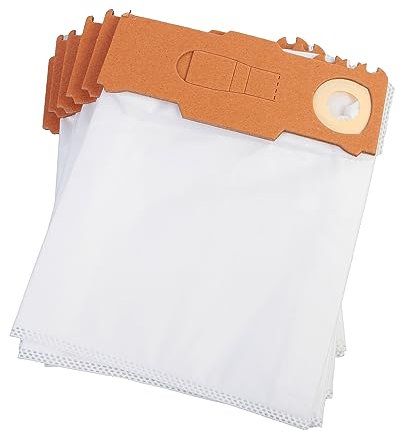 Lot de 6 sacs d'aspirateur en microfibres non-tissées pour Vorwerk Kobold VK 130, 131, 131SC - Haute performance de filtration grâce à un filtre spécial
