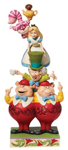 Disney Traditions Alice 6008997 - Statuetta impilata, 26 cm, multicolore