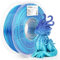 AMOLEN Silk PLA 3D Drucker Filament, PLA Filament 1.75mm Silk Gradient Himmel blau,Farbwechsel 3D Druck Filament Maßhaltigkeit +/- 0.02mm 1kg Spule (2.2lbs)