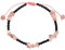 Jewboo Quartz Crystal Tumbled Chip Beads with Agate Beach Anklet Bracelet for Women Essential Oil Diffusers Gemstones and Crystals Foot Jewelry Spiritual Gifts (Rose Quartz)