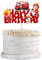 1 Stück Feuerwehrmann Tortendeko Geburtstag Feuerwehrmann Happy Birthday Cake Topper Feuerwehrauto Hund Feuerwehrmann Kuchendekoration Feuerwehr Thema Baby Kindergeburtstag Party Dekorationen