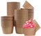 Muffinförmchen Papier Cupcake Formen 150Stk Backförmchen Muffin Cupcake Kuchen für Dessert Hochzeit Geburtstag Party Braun