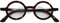 LONDON MOLE Brillen | Moley-Lesebrille | Runde Lesebrille | Coole Leser | Stilvolle Lesebrille | Herren Damen Unisex | Federscharniere | Mattbraunes Schildpatt | + 2,0 Vergrößerung