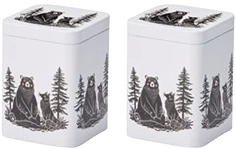 Cha Cult teemando® 2 X Dose Woody, 100 g eckig, Stülpdeckel, matt 10 x 7,3 x 7,3 cm = 2 Dosen