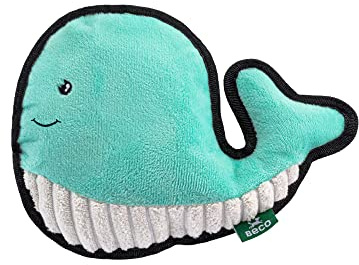 Beco Wesley the Whale Soft Dog Toy
