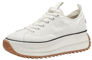 Tamaris Damen Sneaker Low, weiß, 36 EU