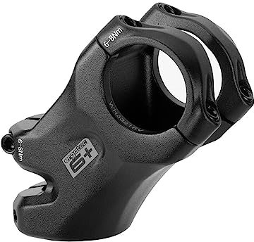 ergotec Vorbau – High Bass, Sicherheitslevel 6+, 28,6 mm Gabelklemme/31,8 mm Klemme, 55 mm Verlängerung, 40 mm Klemmhöhe, 45° Winkel, schwarz sandgestrahlt, MTB, e-MTB, Tragfähigkeit bis zu 140 kg