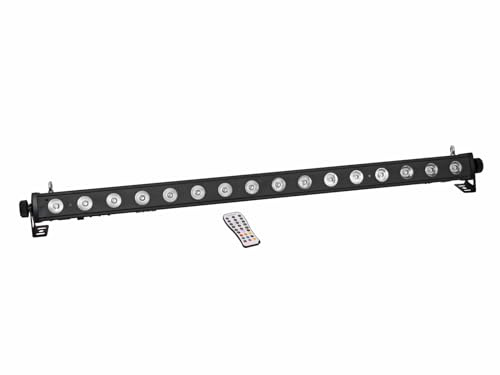 EUROLITE LED PIX-16 QCL Leiste | LED-Lichteffektleiste mit 16 x 4-W-RGBW-LED (4in1), inkl. IR-Fernbedienung | Spezialprodukt - Beleuchtung für Show-Effekte