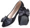 MACHSWON Damen Ballet Flache Schuhe Spitze Zehe Gefaltet Kleid Schuhe Slip on Flache Arbeitsschuhe Ballerina Geschlossene Flat mit Strass（Schwarz 37）