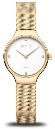 BERING Damen Uhr Quarz Movement - Classic Collection mit Edelstahl und Saphirglas 13326-334
