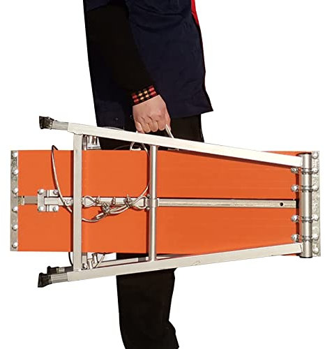 Klappbare Arbeitsplattform, Trittleiter, Plattformleiter, Ausrüstung, klappbare Arbeitsplattform, Trockenbau, Mehrzweck-Turmleiter, Hocker, Arbeitsbank, höhenverstellbar (Breite: 40 cm, L: 150 cm)