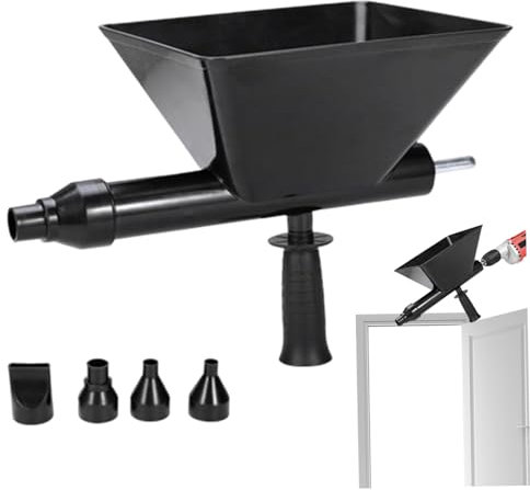 Electric Mortar Grout Gun Pointing Mortar with 4 Nozzles Portable Cement Caulking Machine Mending-Leakage Grouting Machine for Bricks Walls Floors Home Decorations