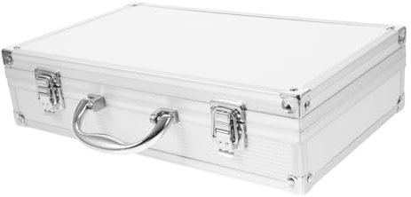 ibasenice Case Holder 2-Pack Portable Organizer Box with Handle for Ktv Storage Box