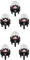 (6pk) 188-512 188-512-1 Snap in Primer Bulb Replacement for 2-Cycle Small Engine Poulan Echo Chainsaw Ryobi BP42 Homelite Bolens String Trimmer Leaf Blower 125B 125BX 125BVX 530047721 503936601