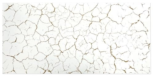 Lot de 8 panneaux en polysytrol XPS, aspect pierre, aspect marmer, en polystyrène expansé, décoration murale, 100 x 50 cm - 3 mm d'épaisseur : 4 m² (Desert XL4)