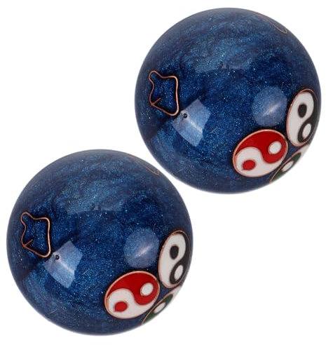 FOMIYES Handball-übung Handtherapie für Senioren Fitness Emaille-finish Hand Zur Muskelentspannung 42 Mm Bunt 2 Stück