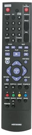 AULCMEET AKB72033902 Mando a Distancia de Repuesto Compatible con LG Network 1080P Full HD BLU-Ray HDMI DVD Player BD570 BD370 BD360 BD560 BD565
