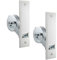 2 x INOVATEC Rollladen Einlass Gurtwickler inkl. Abdeckplatte Lochabstand 161 mm