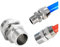 30PCS Pneumatic Fittings KLC8-02/6-04 Thread 1/8 3/8 1/2 1/4 BSPT Nickel Plated Copper Hose Connectors Quick Twist Air Fitting IINKUEYK(KL-PC10-02 30PCS)