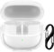 kwmobile Funda Auriculares Compatible con Xiaomi Buds 5 - Estuche Protector Duro de 2 Piezas - Transparente
