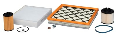 PURFLUX Inspektionspaket Filterset Kompatibel mit OPEL Astra J Sports Tourer P10 A1381 AH286 C525